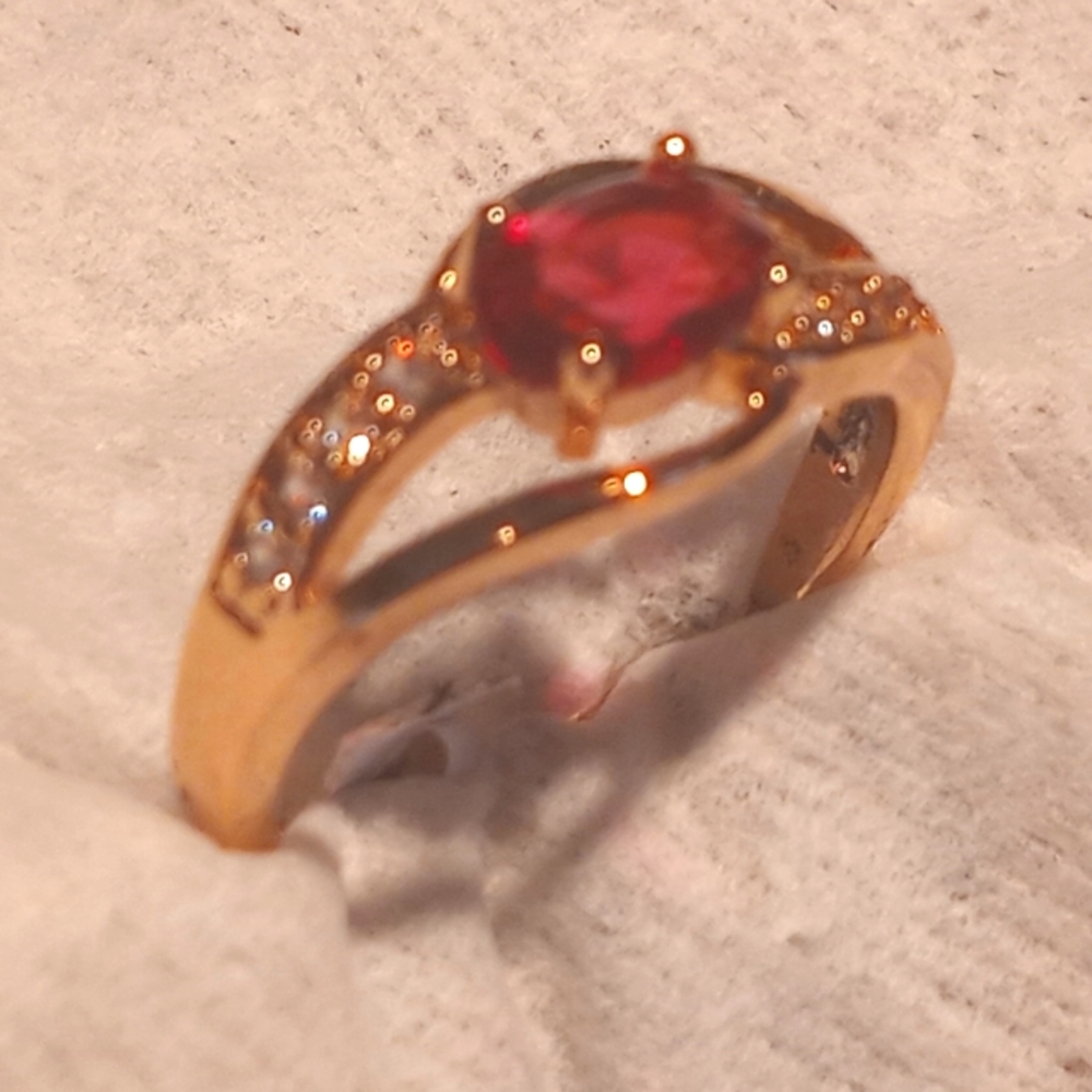 Individual Ruby Centered Ring. - image 4